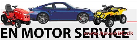EN Motor Service Et stort aktiv i vores firma, er have- og parkmaskiner samt ATV'ere, hvor vi forhandler og servicere mange forskellige kvalitets mærker.