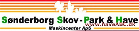 Sønderborg Skov - Park & Have ApS Uanset om du er privat eller professionel, kan vi rådgive dig om køb og vedligeholdelse af- maskiner til brug i have, park og skov såsom plæneklippere, motorsave, trimmere og meget andet.