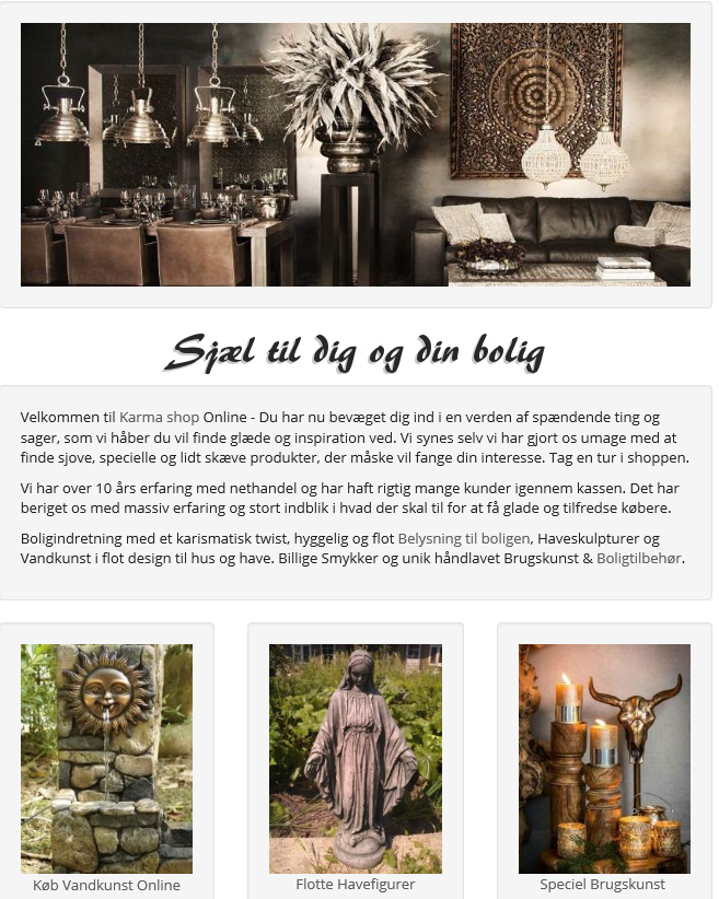 Karma Shop - Hus & Have Online