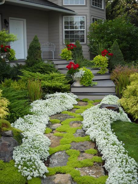 Bob and Claudias garden in Idaho