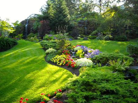 Bob and Claudias garden in Idaho