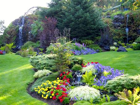 Bob and Claudias garden in Idaho