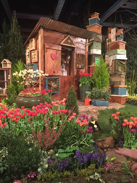 Snapshots fra haverne i the Northwest Flower and Garden Show