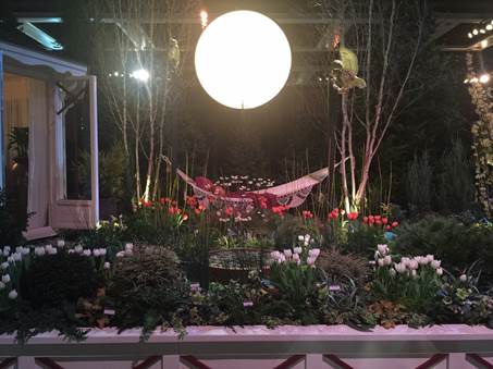 Snapshots fra haverne i the Northwest Flower and Garden Show