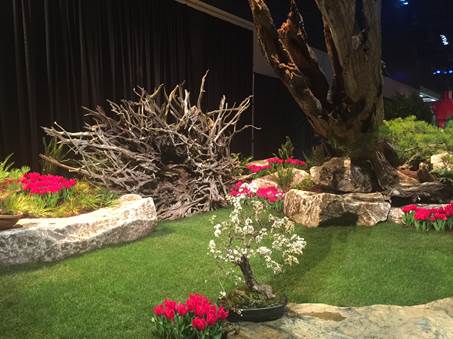 Snapshots fra haverne i the Northwest Flower and Garden Show