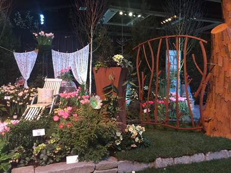 Snapshots fra haverne i the Northwest Flower and Garden Show