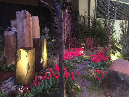 Snapshots fra haverne i the Northwest Flower and Garden Show