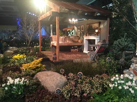 Snapshots fra haverne i the Northwest Flower and Garden Show